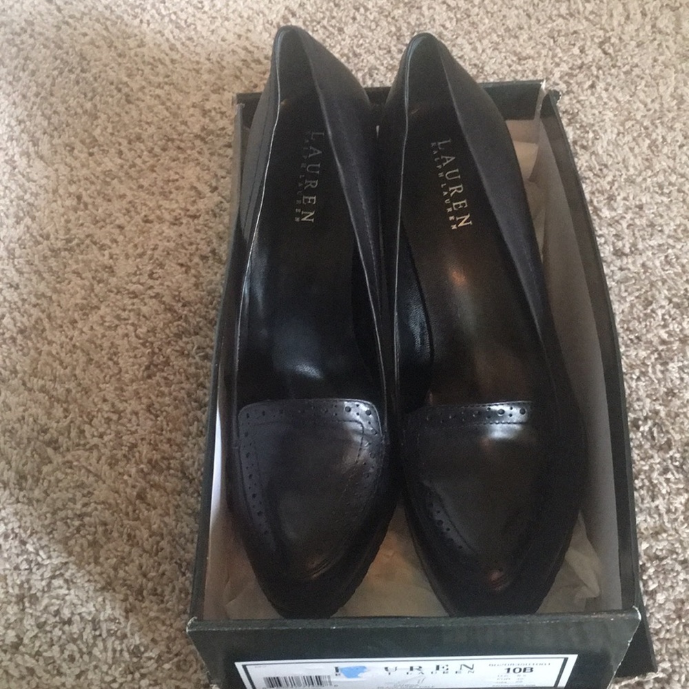 New Black Lauren(by Ralph Lauren) heels